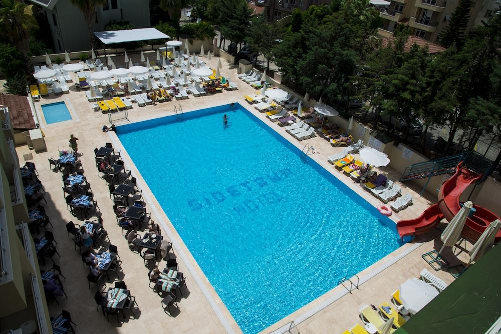 Sunbeach Hill Hotel Side Exterior foto